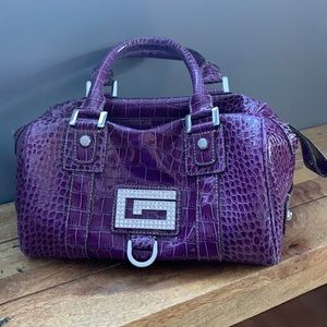 Purple guess purse
